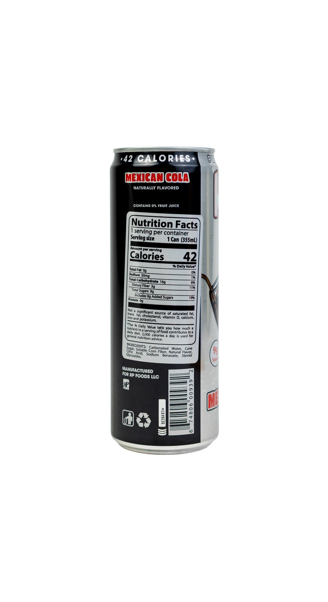 Mexican Cola Prebiotic Soda