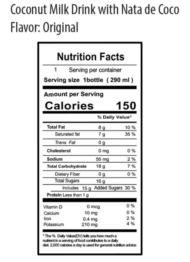 Nutrition Information