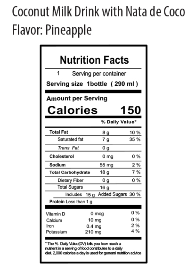 Nutrition Information