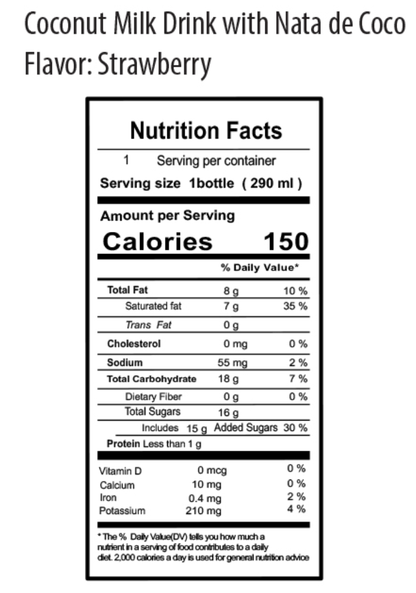 Nutrition Information